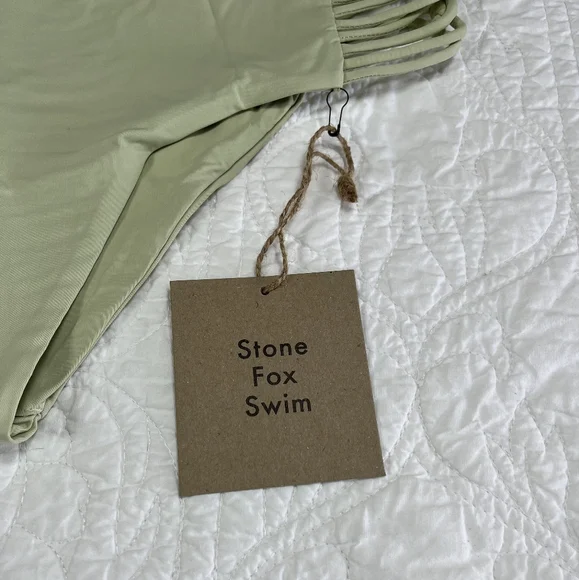 NWT Stone Fox Swim Aloe Wash Simone Bikini Bottoms - Picture 3 of 5